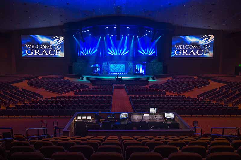 The Houston campus of Grace Community Church, which recently underwent a significant A/V upgrade with the help of Guitar Center Professional.