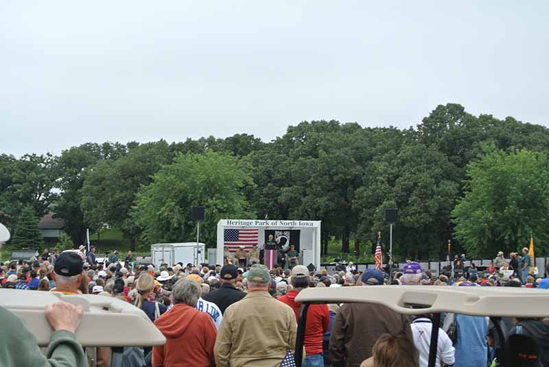 At a recent Veterans Memorial performance for Rockie Lynn, Tender Sound's rig consisted of a Powersoft X8 and a combination of Danley SH46, TH115 and SM80 loudspeakers