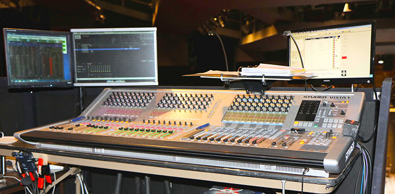 A 32-fader Harman Studer Vista 1 digital audio mixer was used to support a rock musical about the Apostles called The 12 during its month-long run earlier this year at the 770-seat Stage Theater, part of the Denver Center for the Performing Arts (DCPA).