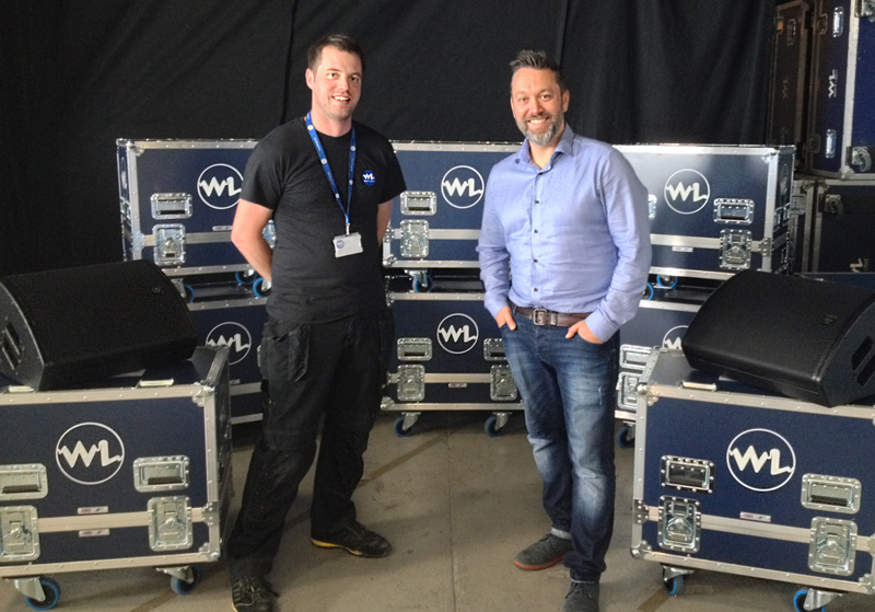 Pictured here are Luke McGowan (WL Audio Production Engineer) and Marcus Wadland (WL Project Manager).