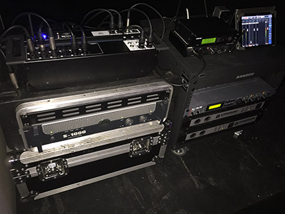 Bang Bang Systems greatly reduced its footprint at FOH with the recent purchase of a Harman Soundcraft Ui16 digital mixing system