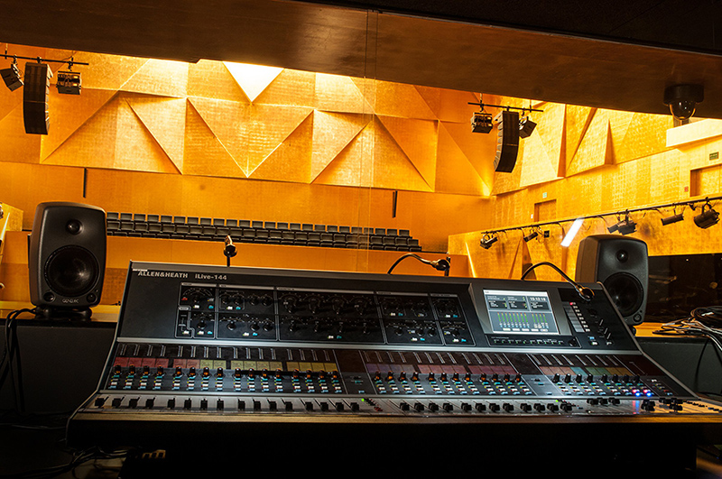 iLive modular Control Surfaces - two iLive-176s and an iLive-144 - are installed in the larger Symphonic Hall 