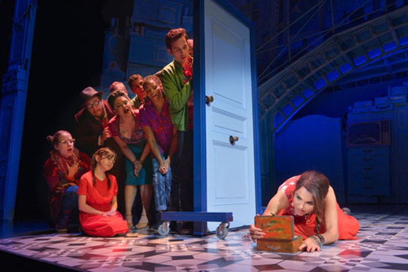 Noted sound designer Kai Harada used a custom audio equipment package provided by Masque Sound for the world premier of Amélie, A New Musical at Berkeley Rep’s Roda Theatre. Photo courtesy Kevin Berne