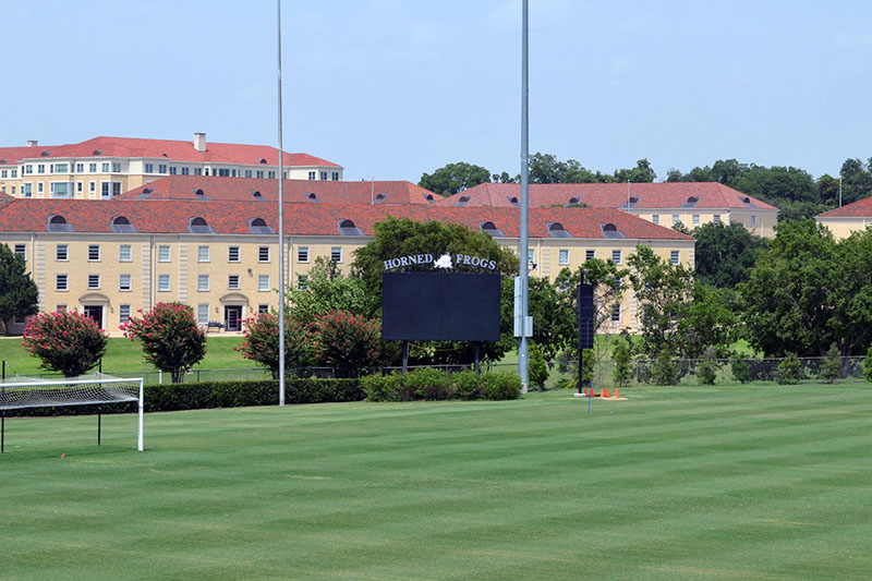 Another view of the Horned Frogs’ new PA system