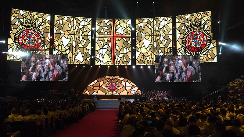 Salvation Army Marks 150 Years at O2 Arena, Avenue Services Provides Allen and Heath Mixers. Pictured here are the VASA Gospel Choir.
