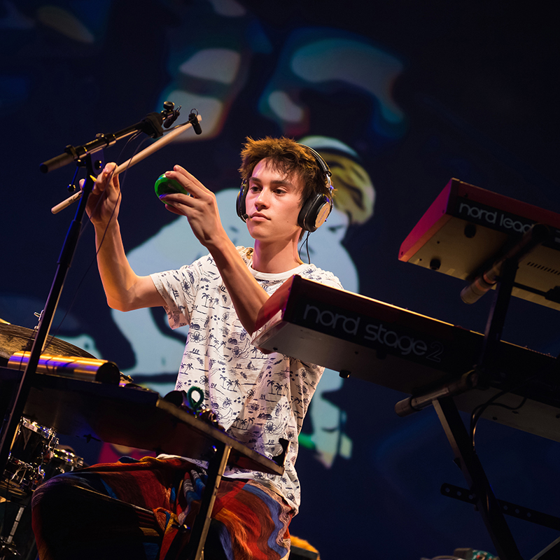 U.K. Musician/Singer Jacob Collier Using DPA Mics for New Multi-Track Live Music Project. He's pictured here at Montreux.