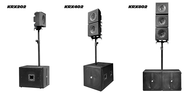 By combining the KX12 with active K-array subwoofers, three new portable systems -which differ in size of active subwoofer and number of KX12 units used - have been added to K-array’s portfolio.