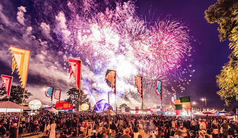 Celebrating its tenth anniversary in 2015, the Beat-Herder Festival showcases an extraordinarily eclectic mix of music and performance art spread across 17 separate venues within a working farm near Clitheroe in Lancashire.