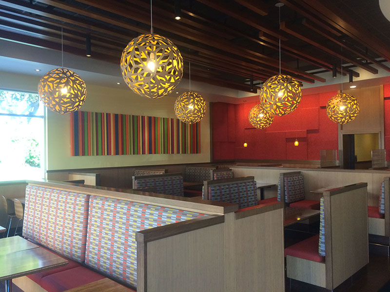 Veggie Grill locations on the U.S. West Coast were updated with Bose