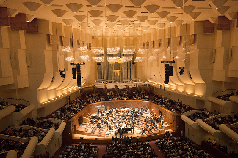 The San Francisco Symphony (SFS) has implemented a new Meyer Sound Leopard linear sound reinforcement system in its home, Davies Symphony Hall.