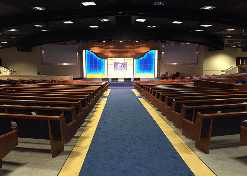 Faith Miracle Temple installed a point-source Danley Sound Labs sound reinforcement system within its 1,100-capacity sanctuary.
