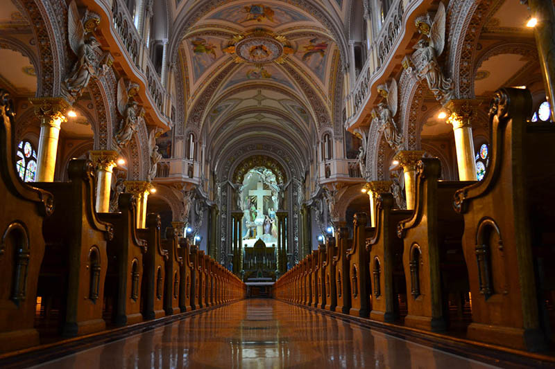 St. Anthony of Padua Roman Catholic Church installed Danley Sound Lab’s SBH-10S, a.k.a. “Skinny Big Horn,” to meet the audio needs of the highly reverberant sanctuary