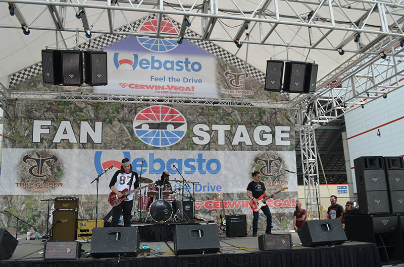 Cerwin Vega Professional Audio Rocks the NASCAR Midway