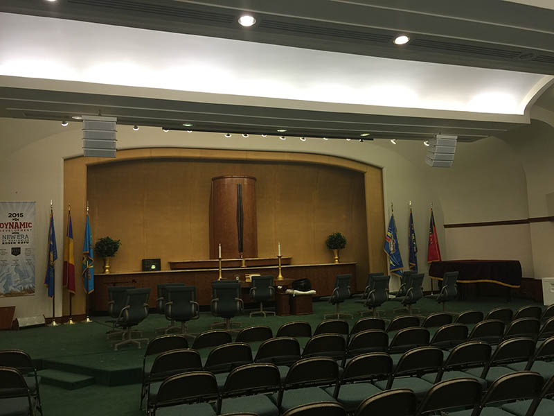 SGI Cultural Center Main Hall with VUE white al-4s