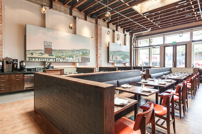 restaurateurs John Paluska and Andrew Hoffman have again integrated Meyer Sound Libra and Constellation acoustic systems into their newest culinary venture, The Advocate.