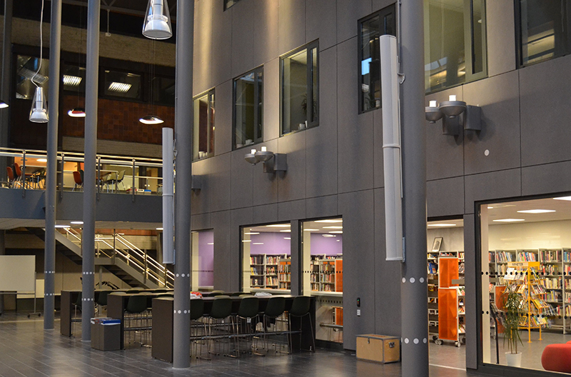 Storhamar High School installed Community Entasys and VLF Loudspeakers