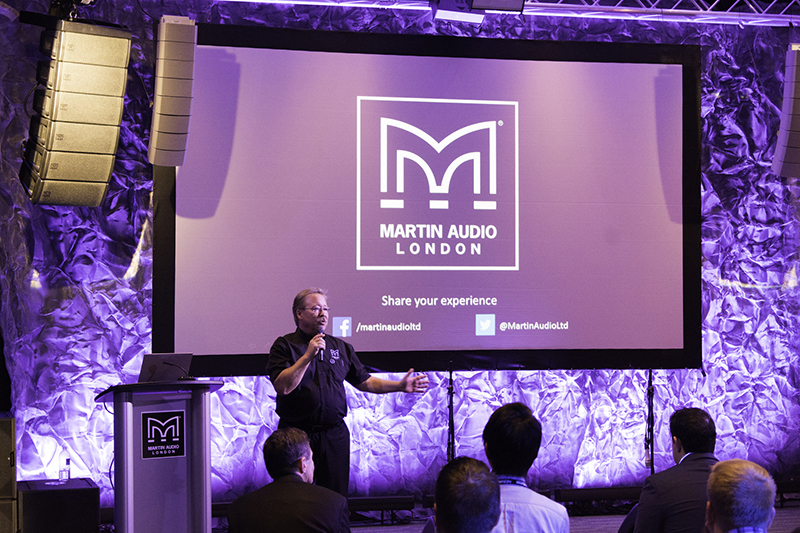 Martin Audio will offer two presentation and demonstration sessions of its MLA Series in Nashville on Nov. 19, 2015.