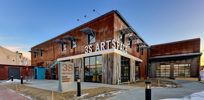 The 3S Artspace building in Portsmouth, NH