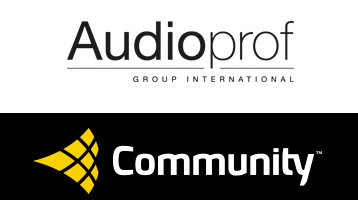 Audioprof and Community logos
