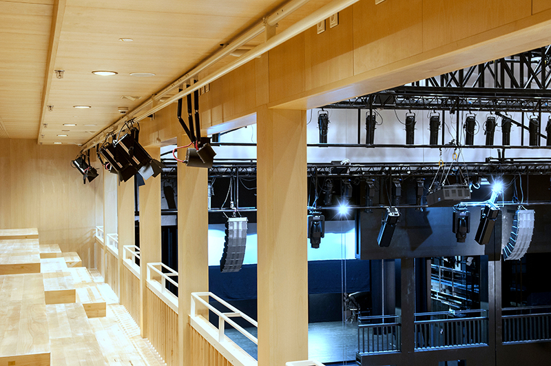 d&b T10s, with V-SUBs for the low end, comprise the main system, powered by D80 amplifiers