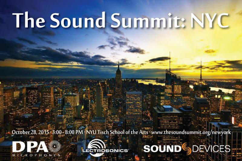 Sound Summit NY Set for Oct. 28 at NYU