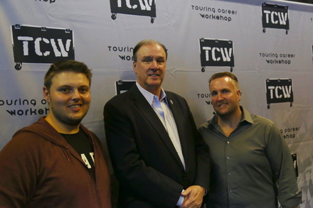 Erik Parker, co-founder TCW, Michael Strickland, Bandit Lights, and Chris Lisle, co-founder and Executive Director TCW