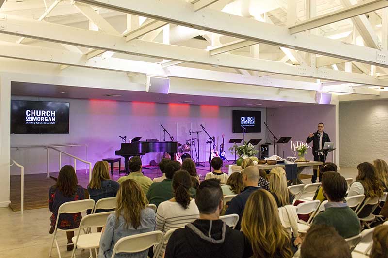 RMB Audio Provides Martin Audio Gear for NC Church’s Chapel, Youth Center and Satellite Facility. Pictured here, Edenton Church on Morgan.