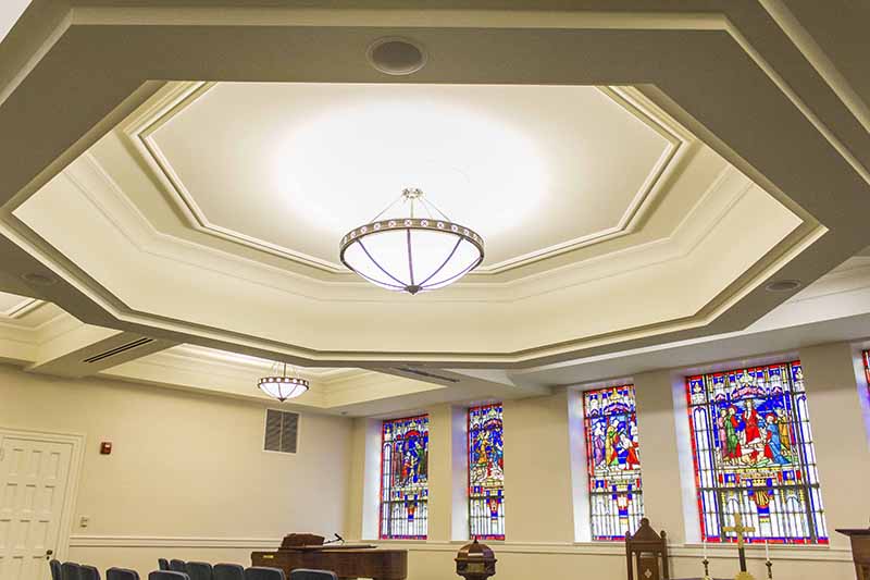 RMB Audio Provides Martin Audio Gear for NC Church’s Chapel, Youth Center and Satellite Facility. Pictured here, the chapel.