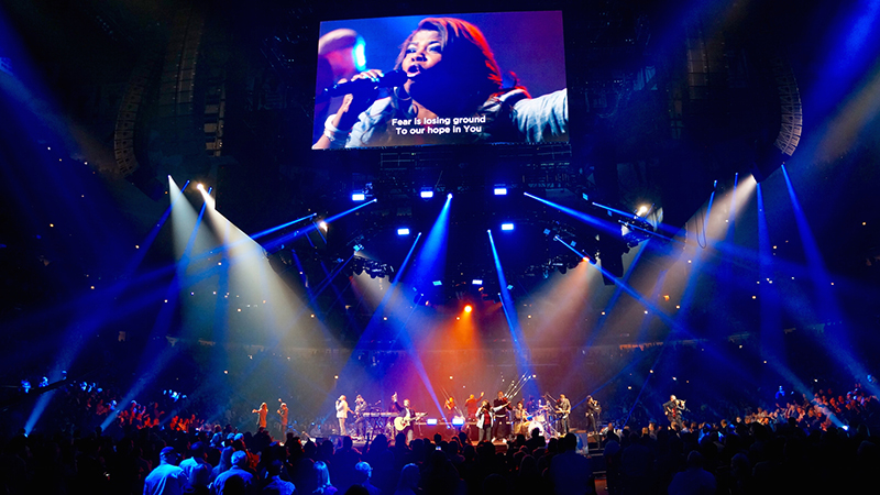 Yamaha teamed with Nashville-based Morris, Lake Forest, IL-based TC Furlong and Champlin, MN-based Reach Commmunications to provide audio support for the event, which included a NEXO STM line array system controlled by Rivage PM10 and CL5 consoles.
