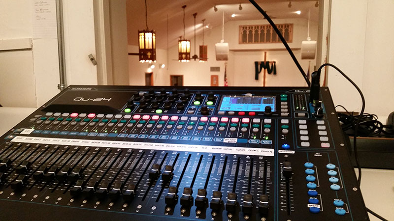 First Reform Church, located in the small town of Buffalo Center, Iowa, installed Allen & Heath’s Qu-24 compact digital mixer, ME personal monitoring system and an AR2412 IO rack in its house of worship.
