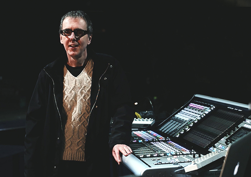 Underworld's Rick Smith with the SSL L500