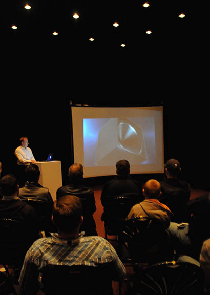 Kurt Metzler of Powersoft presenting on Powersoft amplifier technology