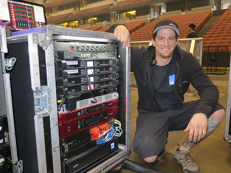 Phil Reynolds, System Technician for the Foo Fighters.