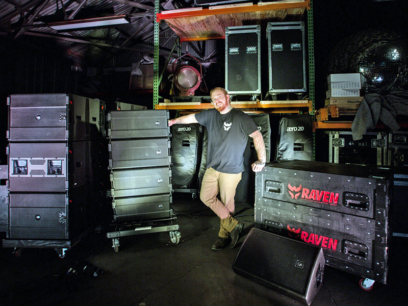 Jason Starkey, Raven PMG's Audio Systems Coordinator