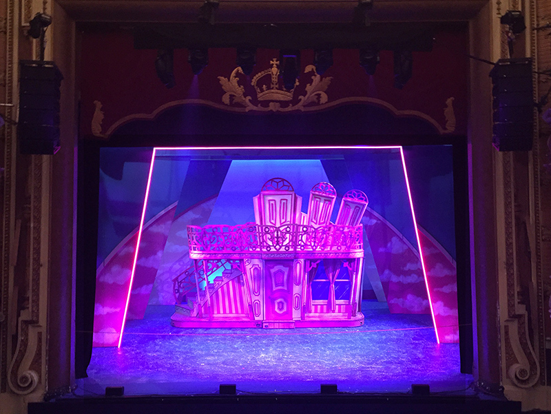 BlueParrot Equipment Hire & Event Production took delivery of a new Meyer Leopard Line Array system and, a day later, after checking and testing, sent it out to support the audio needs at the Glasgow Kings Theatre for The Pantheon Club’s production of Legally Blonde the Musical.