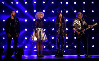The 49th Country Music Association Awards, staged Nov. 4 at the Bridgestone Arena, got audio support from Music Mix Mobile (M3), ATK Audiotek and by Shure PSM1000 wireless PM systems and UHF-R Wireless Mics. Award-winning Shure endorsers at the event included Luke Bryan, Florida Georgia Line and Little Big Town (pictured here).