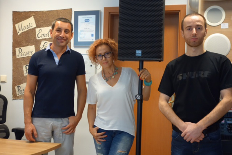 Kling & Freitag named ProAudio distributor of its products in Bulgaria. Pictured here, from left, are ProAudio’s Stanislav Petrov (MD), Dima Petrova (office) and Bozidas Todorov (product manager).