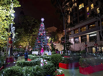 Melbourne, Australia's Christmas celebration