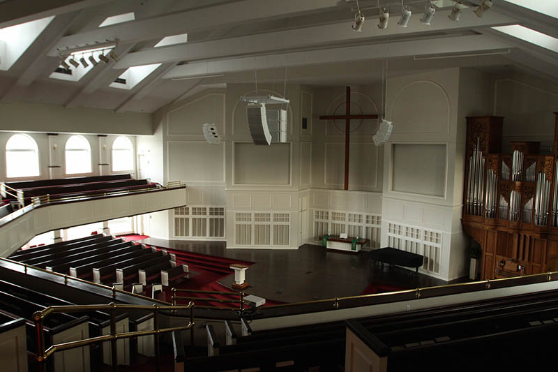 Reach Communications provided Nexo and Yamaha Gear for Christ Presbyterian Church in Edina, MN