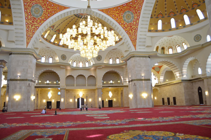 The Sheikh Zayed bin Sultan Al Nahyan Mosque in Fujairah, United Arab Emirates