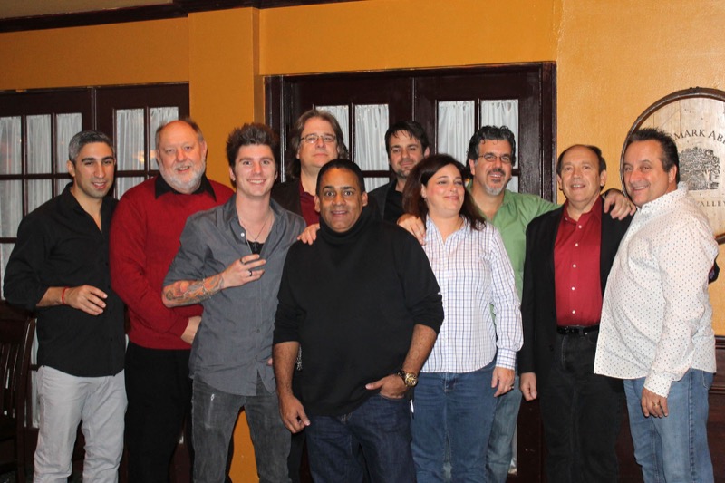 Mark Meding (third from right) and the On The Road Marketing crew