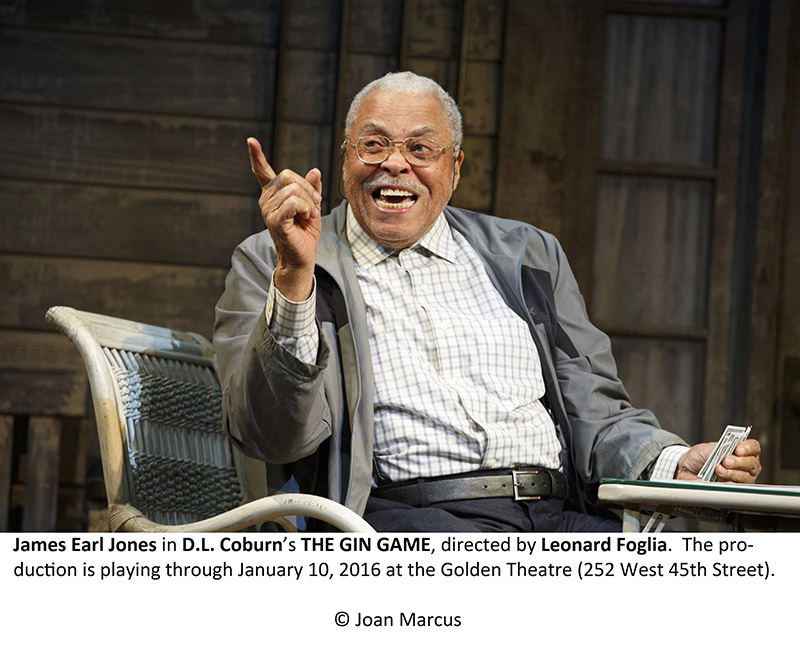James Earl Jones in The Gin Game Photo Credit Joan Marcus