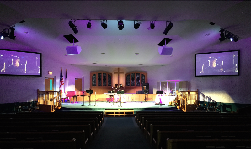 Bayside Baptist Church, a 250-person church located in the small city of Superior, Wisconsin, just installed Powersoft K Series DSP+AESOP amplifiers