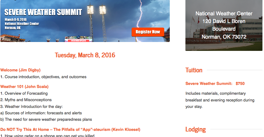 ESA Offers Details on Severe Weather Summit Agenda