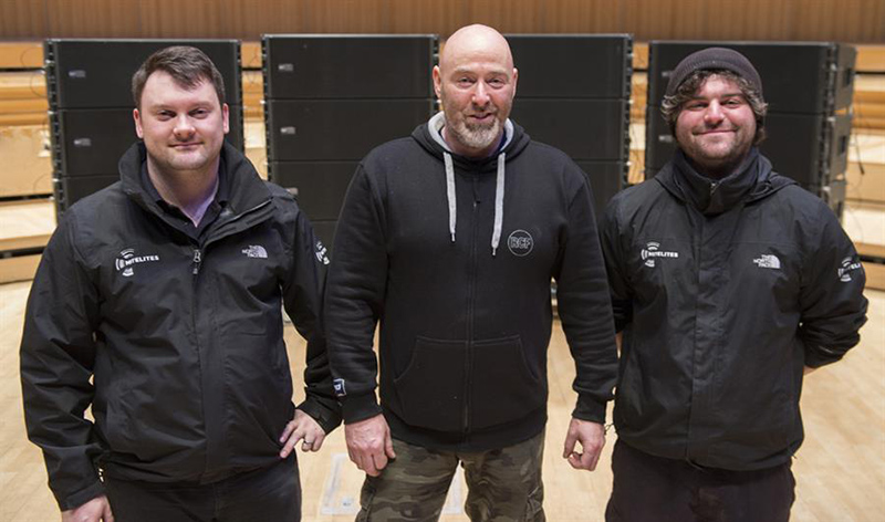 From left, Andy Magee, Mick Butler (RCF) and Jamie Moore. Photo by Alex Alevroyiannis