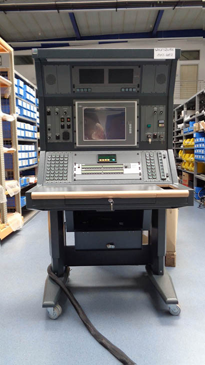 The new Salzbrenner stage management console in Wolfsburg. Photo courtesy Salzbrenner Stagetec