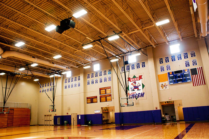 Linton Audio Unlimited upgraded the field house sound system