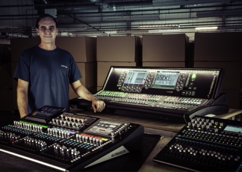 Scott Mason (with the new dLive digital range)
