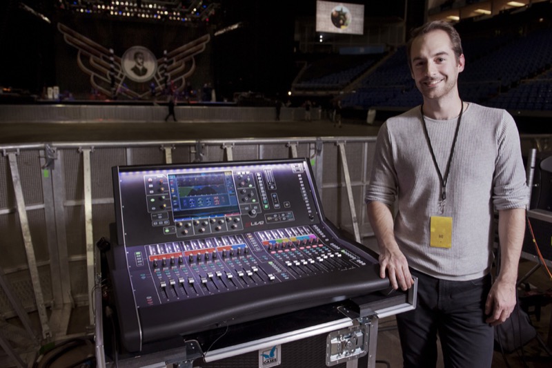 King Charles O2 Arena, Jon Lewis dLive S3000 console