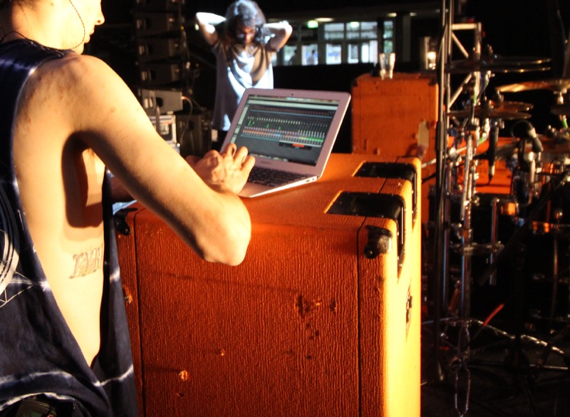 iLive Editor in use during soundcheck